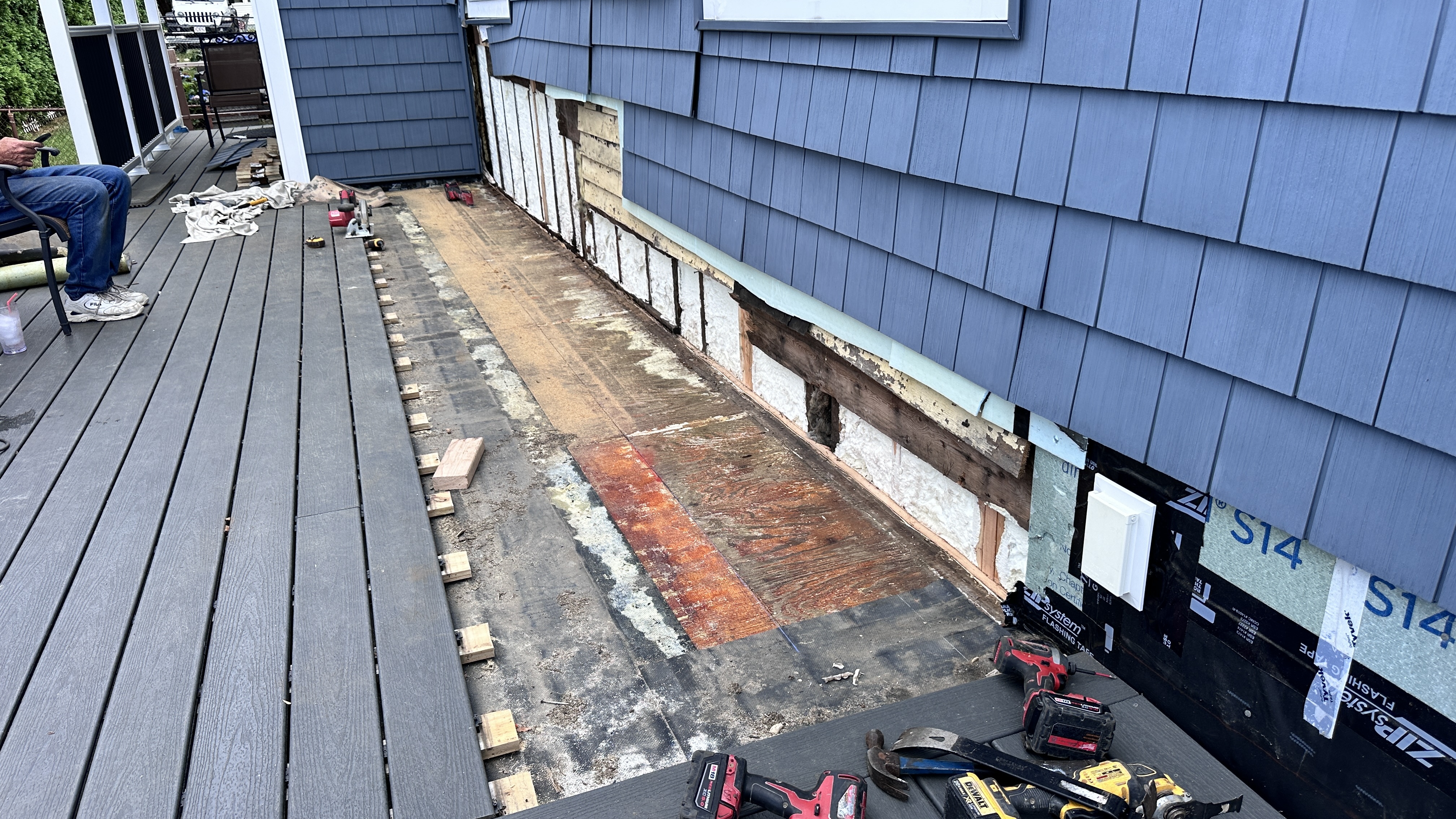 Dried and rebuilt finished basement