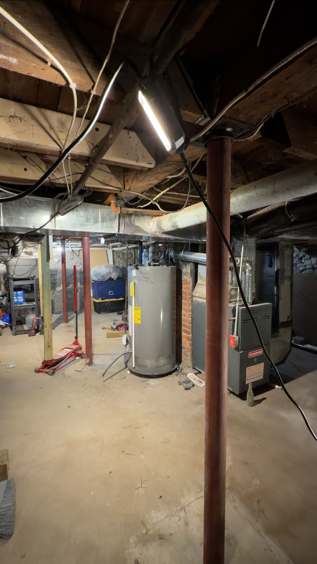 Lally column and beam replacement in Boston