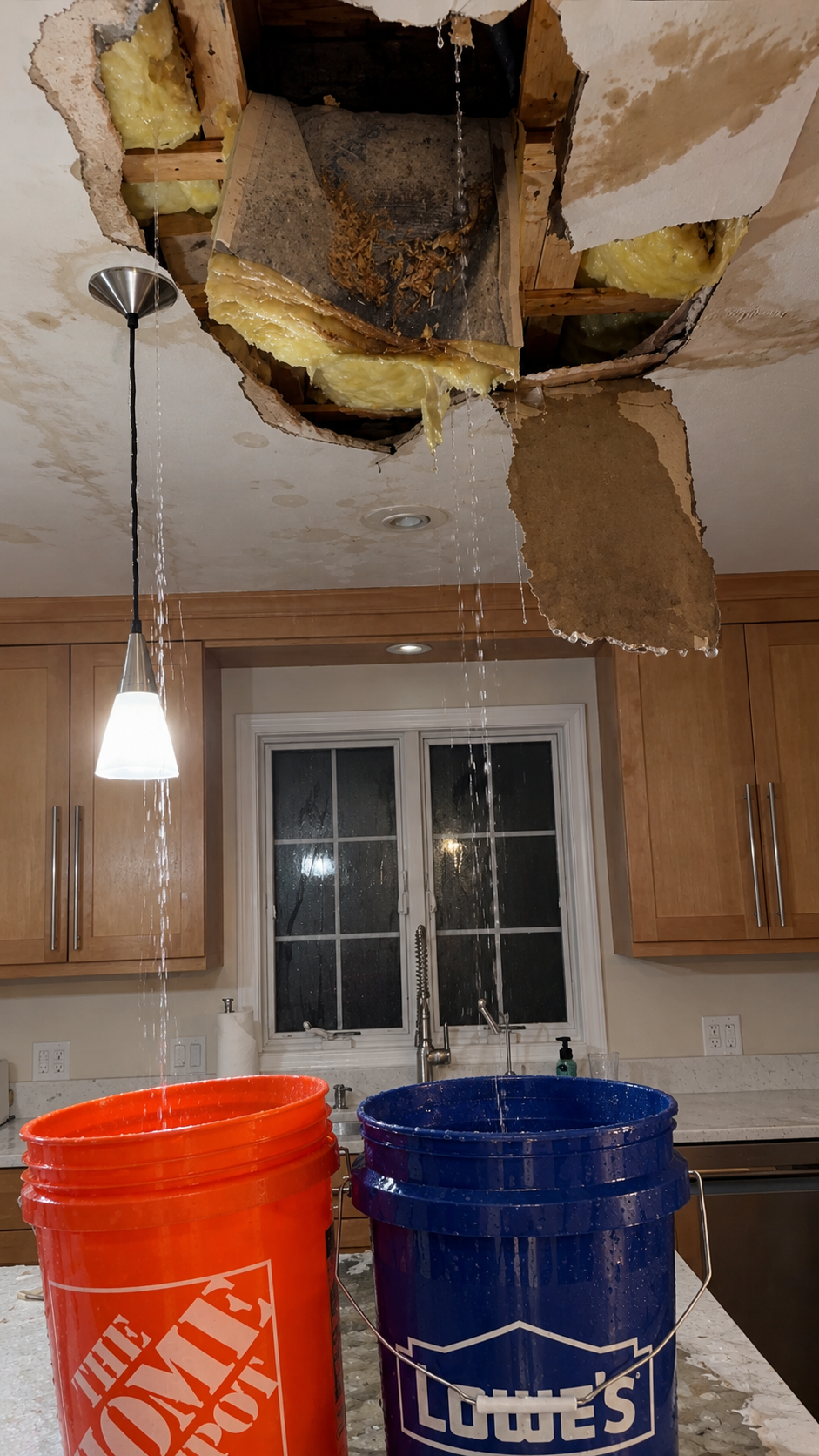 New drywall and paint after water damage