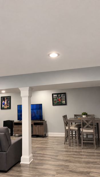 Illustrative restored home interior